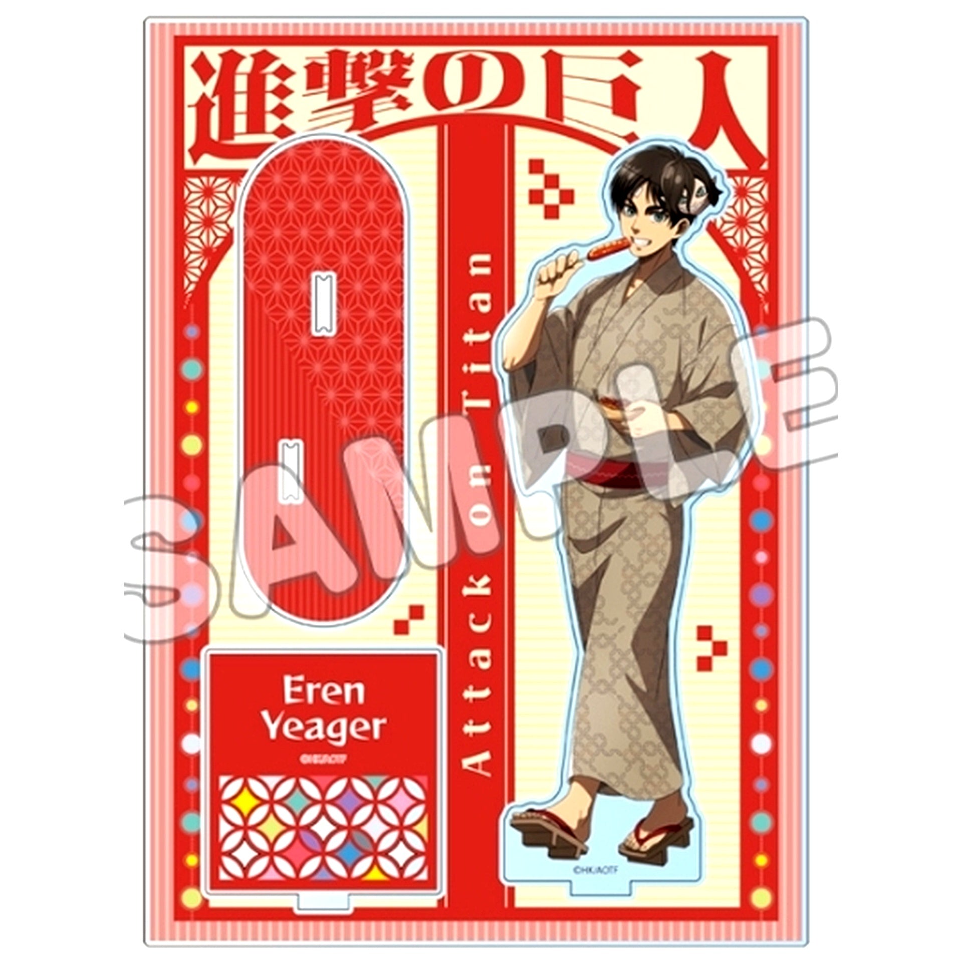 Eren Yeager Acrylic Stand Attack on Titan Ennichi POP UP SHOP [USED]