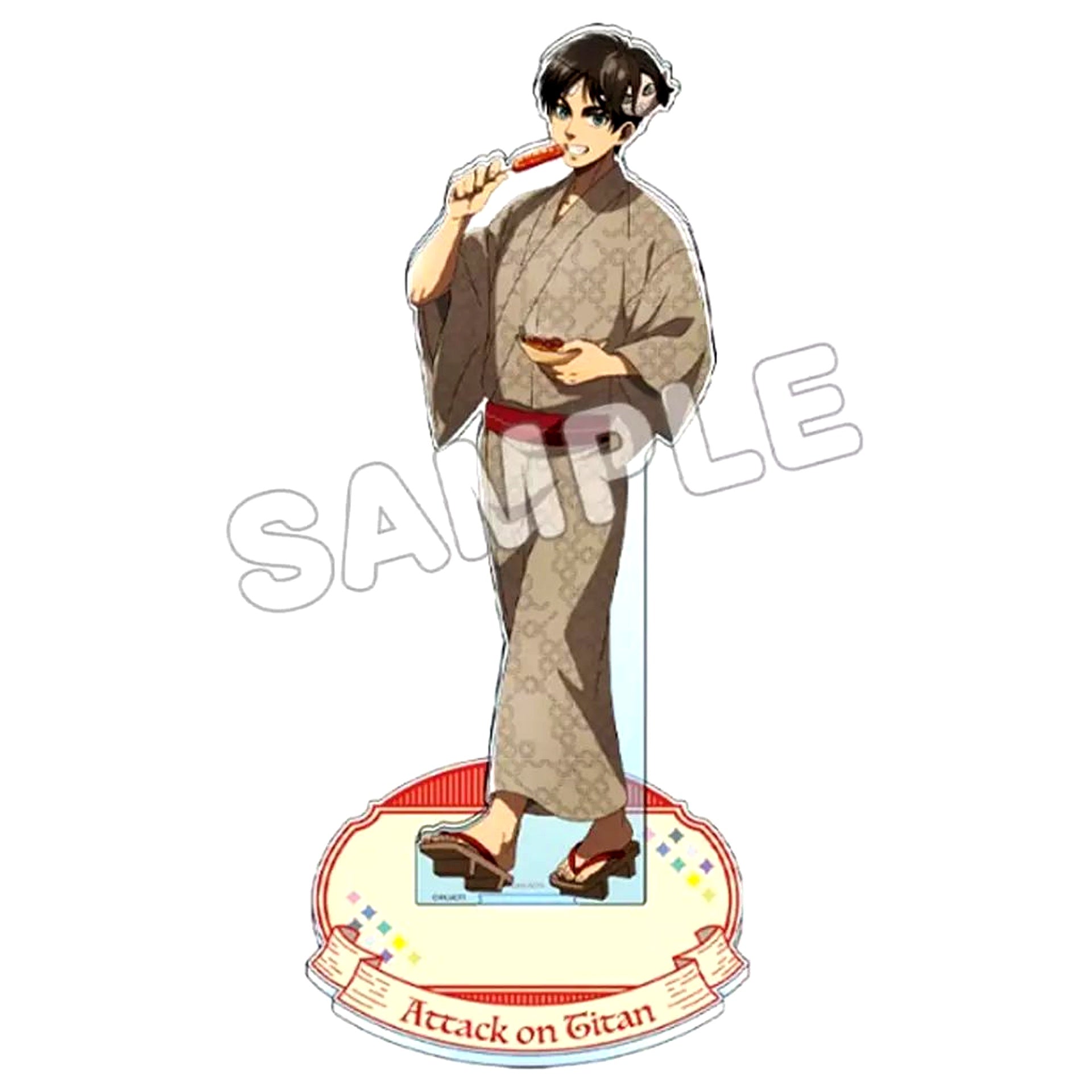 Eren Yeager Attack on Titan Ennichi POP UP SHOP BIG Acrylic Stand [USED]