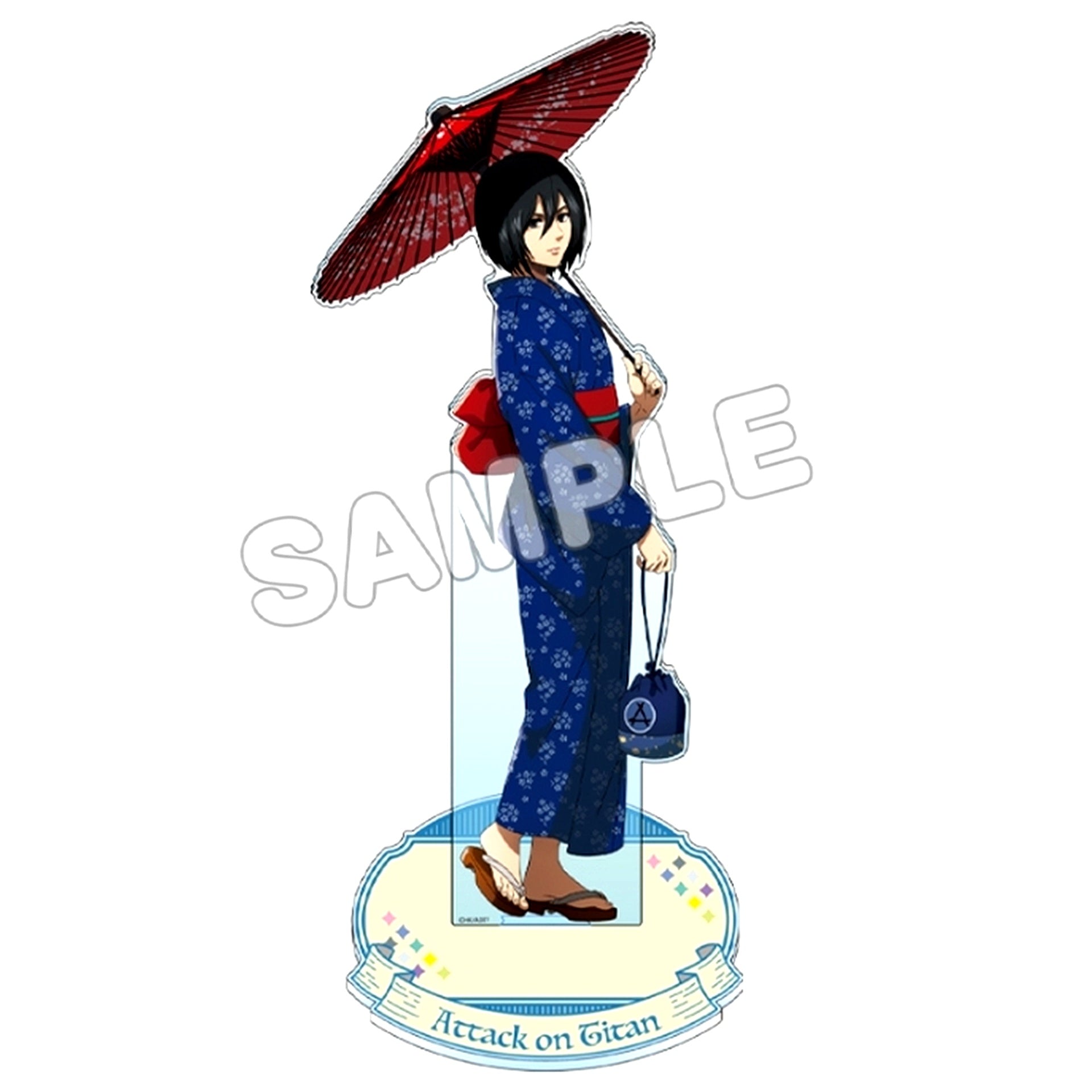 Mikasa Ackerman Big Acrylic Stand Attack on Titan Ennichi POP UP SHOP [USED]