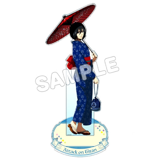 Mikasa Ackerman Big Acrylic Stand Attack on Titan Ennichi POP UP SHOP [USED]