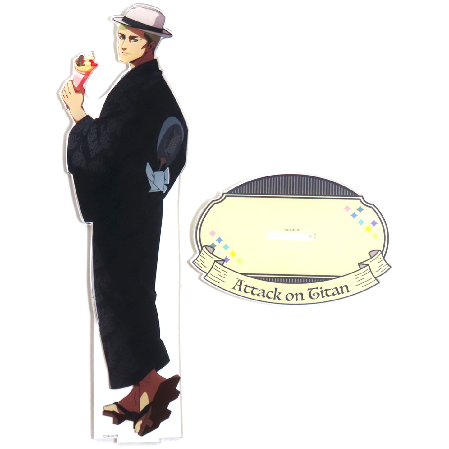 Erwin Smith Attack on Titan Big Acrylic Stand Ennichi POP UP SHOP [USED]