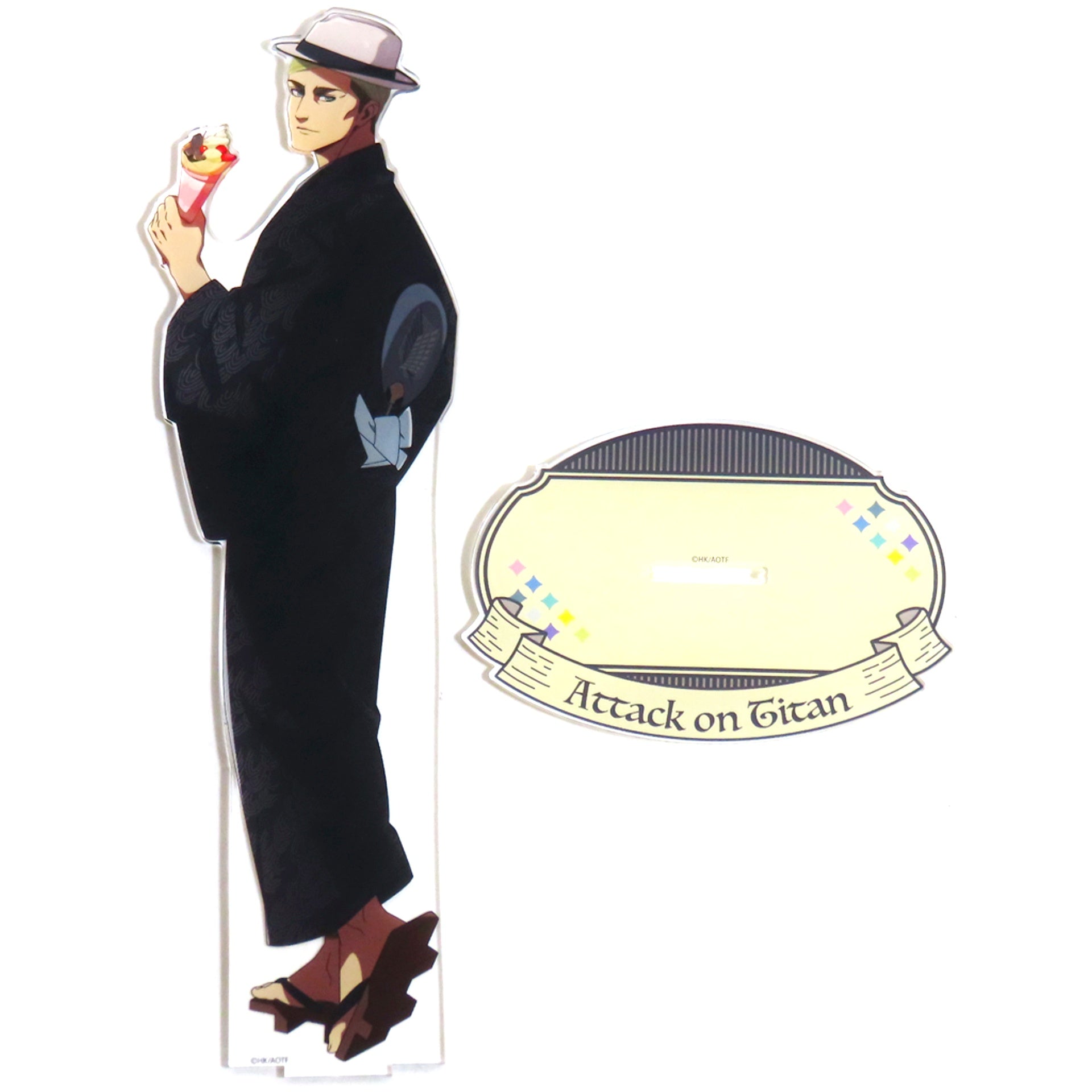 Erwin Smith Attack on Titan Big Acrylic Stand Ennichi POP UP SHOP [USED]