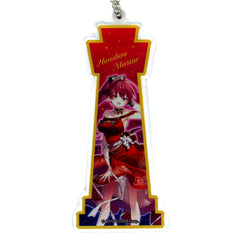 Virtual YouTuber hololive Houshou Marine Skirt Dress Acrylic Keychain Houshou Marine x Yokohama Marine Tower Collaboration [USED]