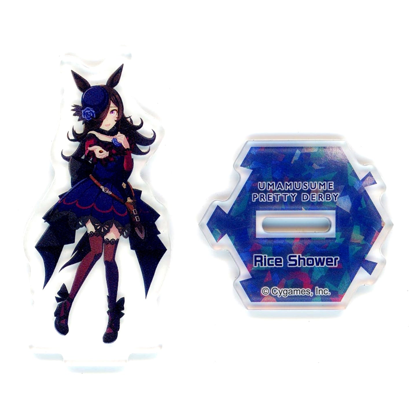 Rice Shower Umamusume: Pretty Derby Full Body Original Mini Acrylic Stand Meiji Almond Chocolate FamilyMart Limited Bundled Item Single Item [USED]