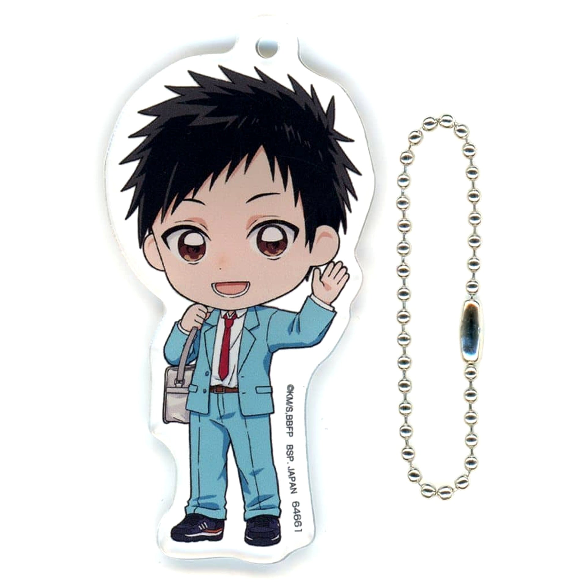 Blue Box Taiki Inomata Uniform Ichiban Kuji Kyunchara Acrylic Charm Kyunchara Illustrations Prize G [USED]