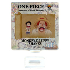 One Piece Monkey D. Luffy Shanks Ichiban Kuji Road to Dawn Adventure’s Journey Acrylic Stand Prize G Acrylic Stands [USED]