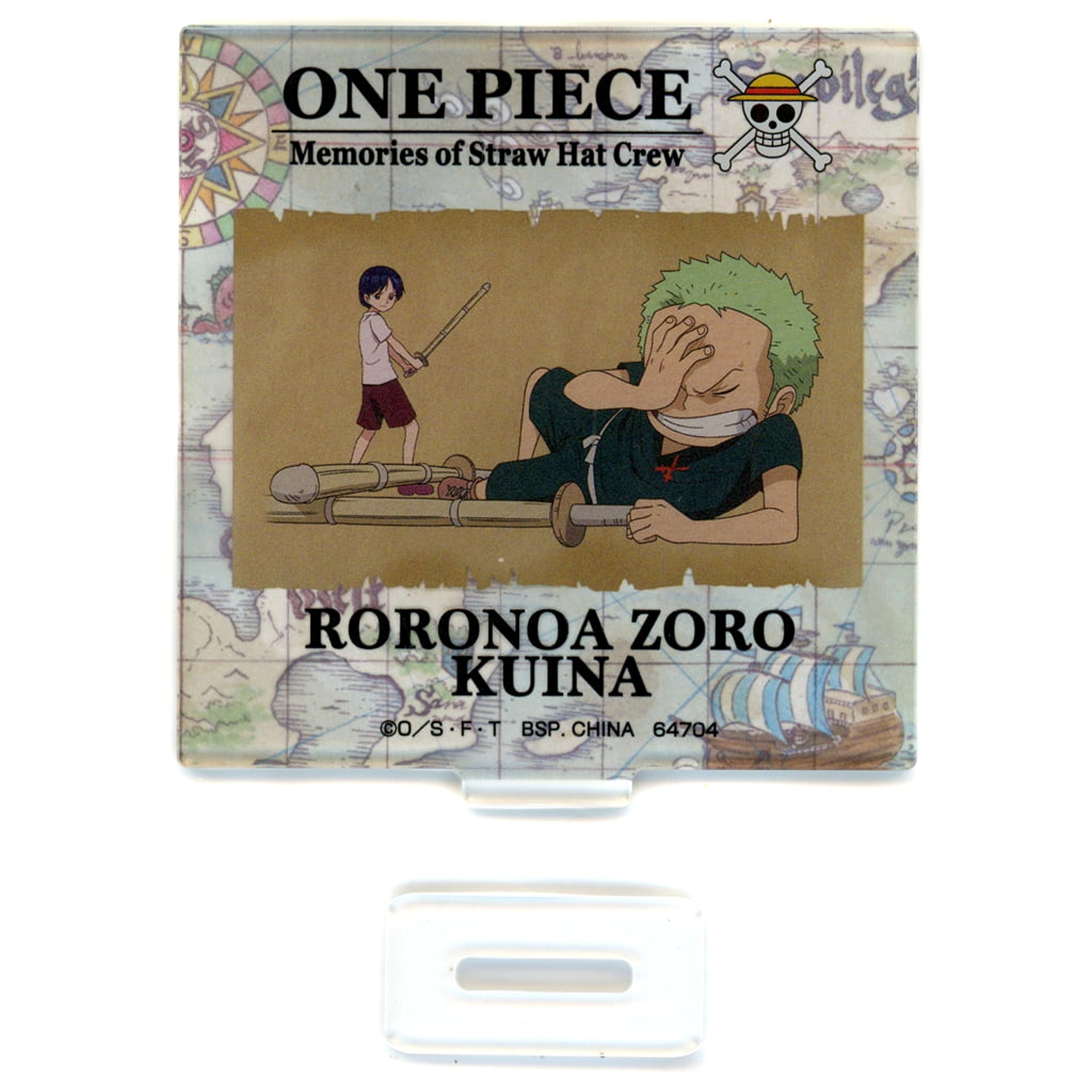 One Piece Roronoa Zoro Kuina Ichiban Kuji Road to Dawn: Adventure’s Journey Acrylic Stand Prize G Acrylic Stands [USED]