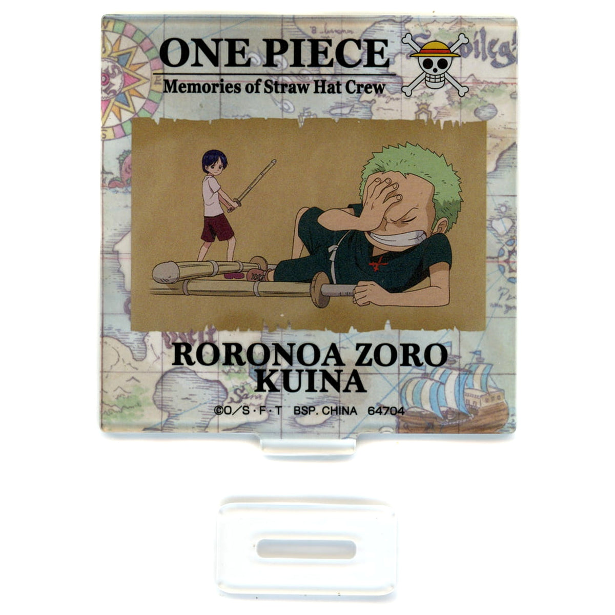 One Piece Roronoa Zoro Kuina Ichiban Kuji Road to Dawn: Adventure’s Journey Acrylic Stand Prize G Acrylic Stands [USED]