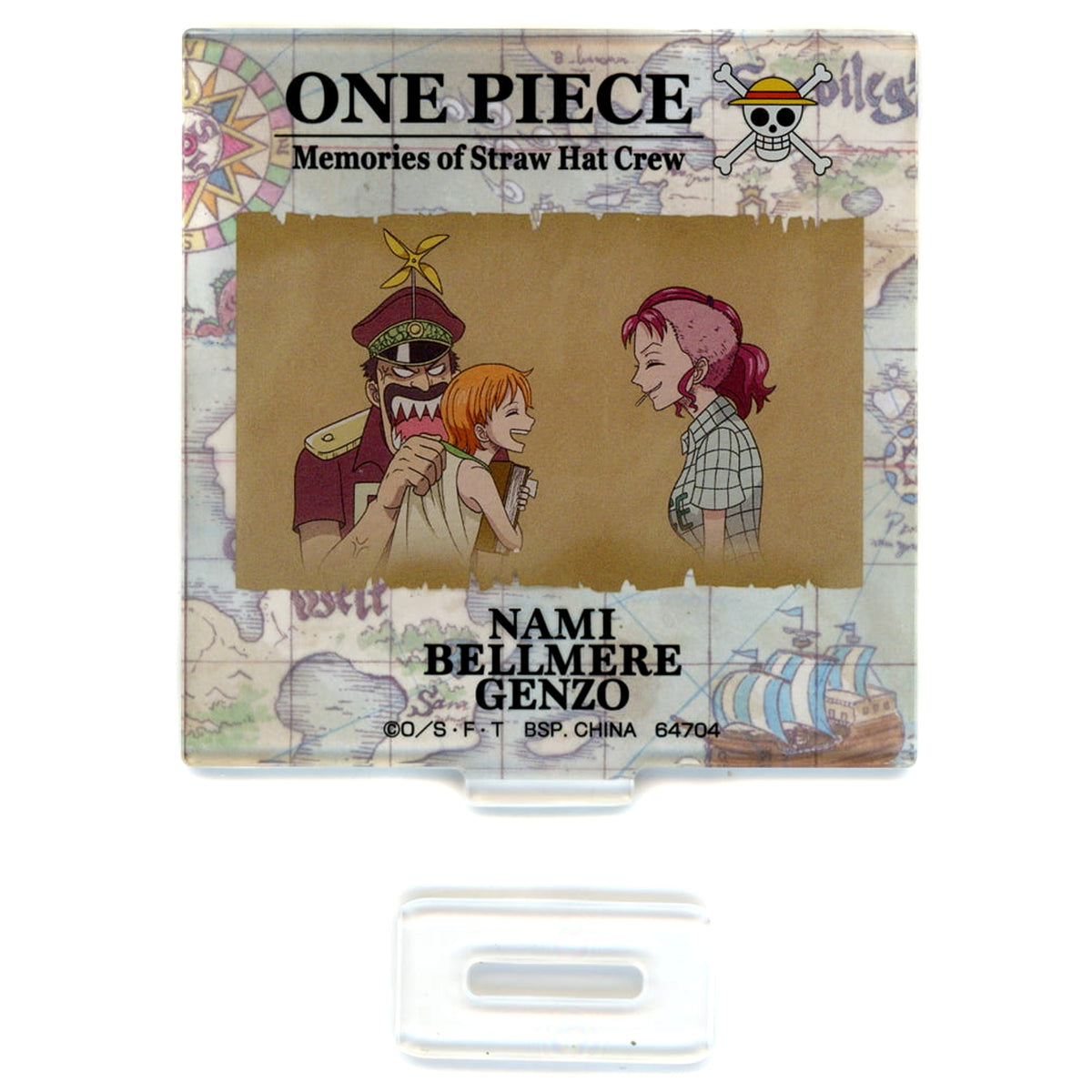 One Piece Nami & Bell-mere & Genzo Acrylic Stand Ichiban Kuji One Piece ROAD TO DAWN Path to Adventure Prize G Acrylic Stands [USED]