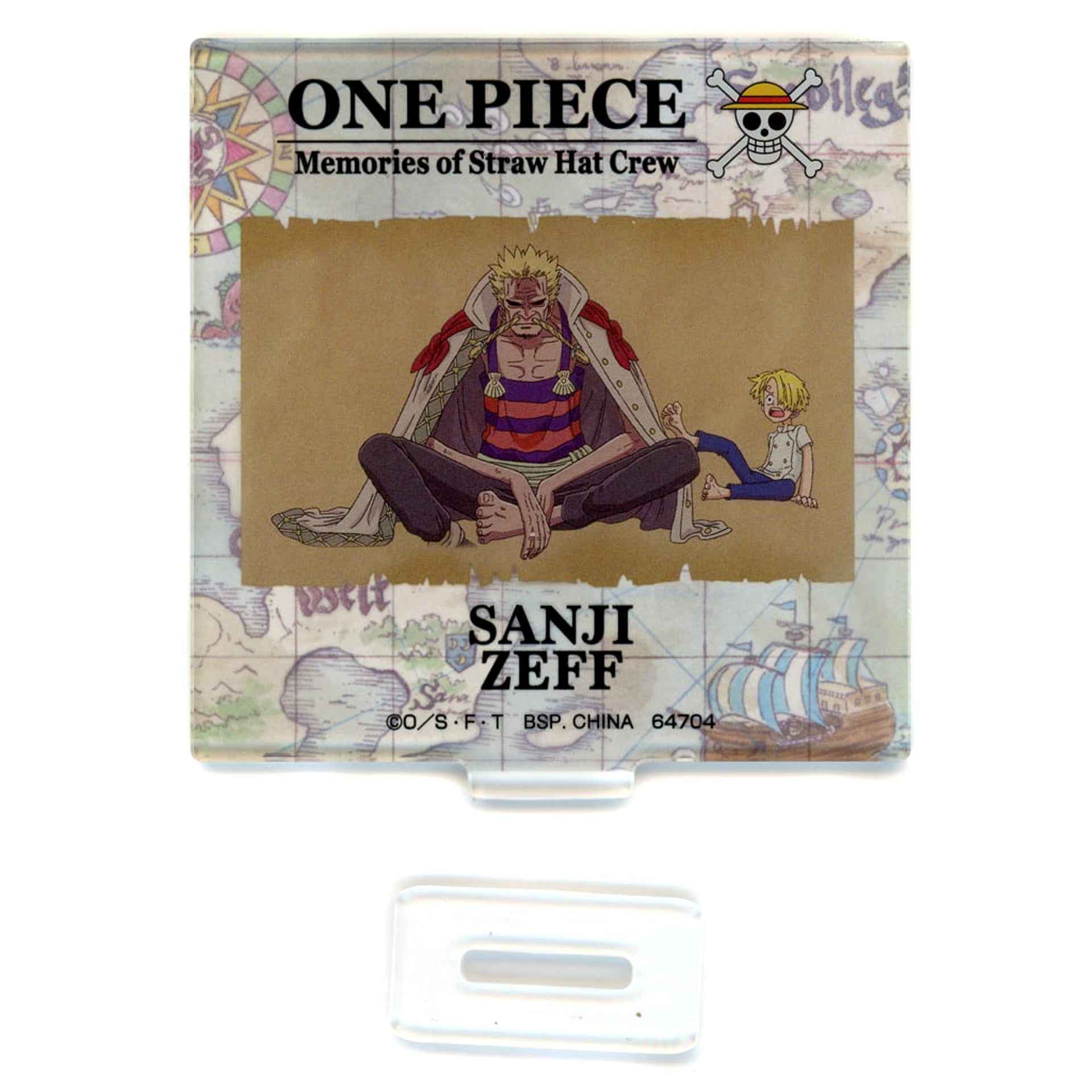 One Piece Ichiban Kuji Road to Dawn The Path to Adventure Prize G Acrylic Stand Sanji & Zeff Acrylic Stands [USED]