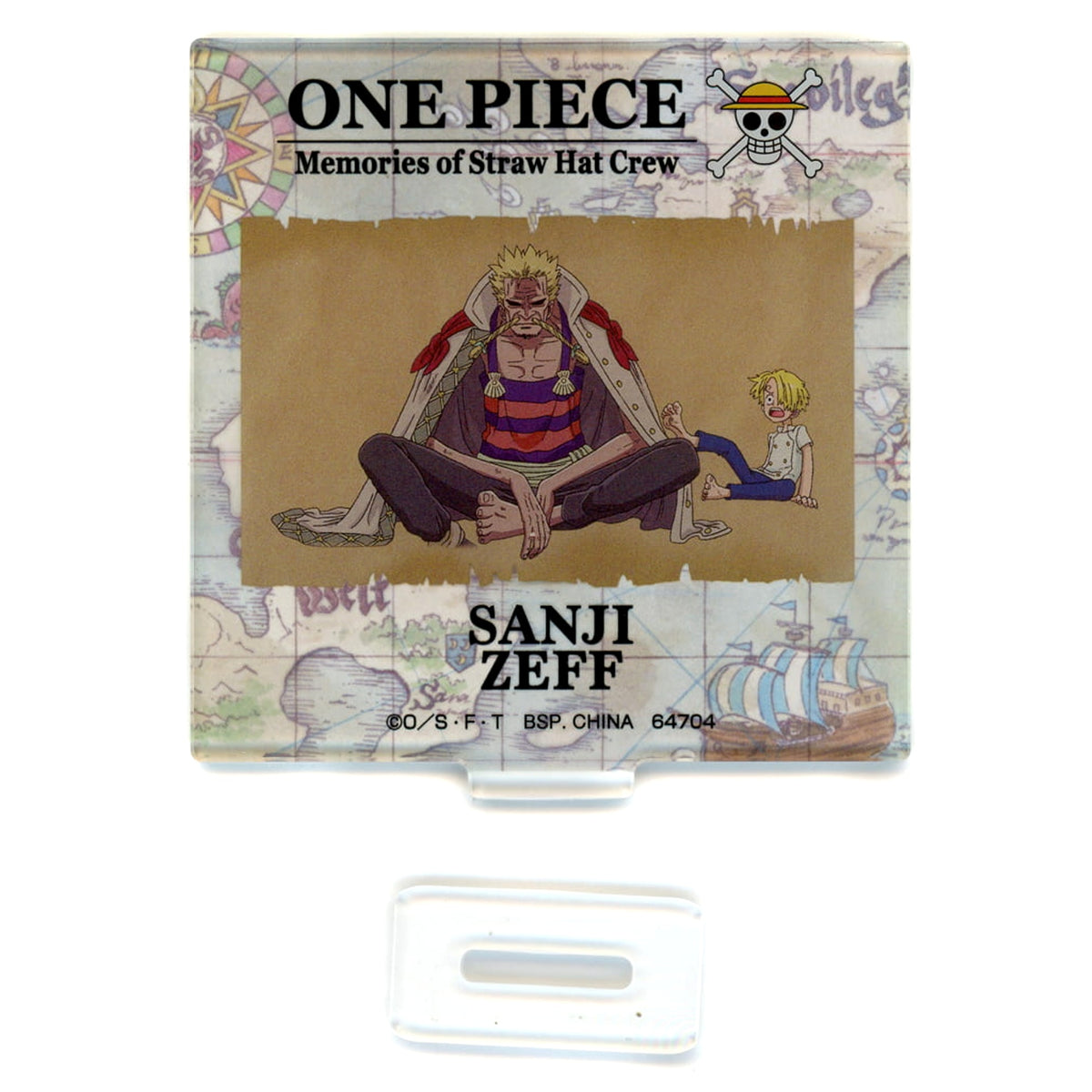 One Piece Ichiban Kuji Road to Dawn The Path to Adventure Prize G Acrylic Stand Sanji & Zeff Acrylic Stands [USED]