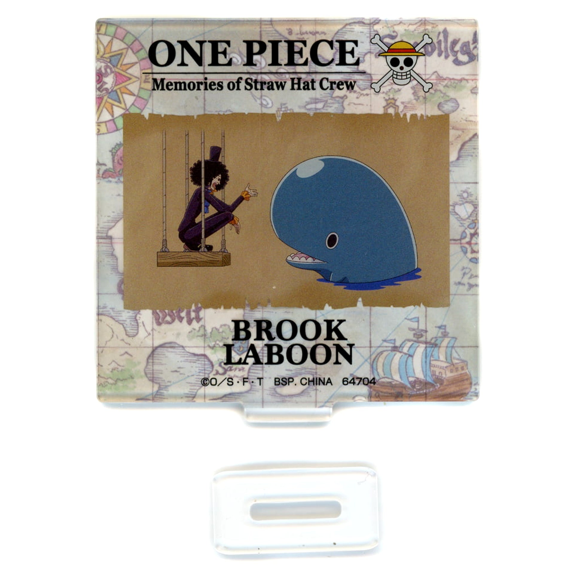 One Piece Ichiban Kuji Road to Dawn The Path to Adventure Prize G Acrylic Stand Brook & Laboon Acrylic Stands [USED]