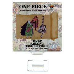 One Piece Ichiban Kuji Road to Dawn The Path to Adventure Prize G Acrylic Stand Jinbe & Arlong & Fisher Tiger Acrylic Stands [USED]