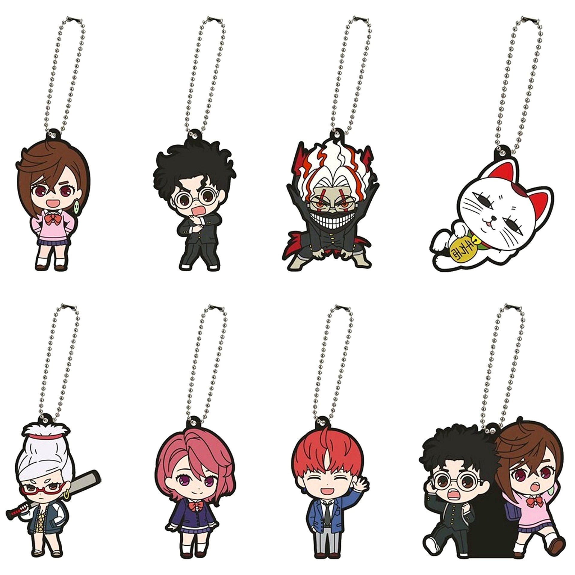 Set of 8 Dandadan Capsule Rubber Mascot December 2024 Edition [USED]
