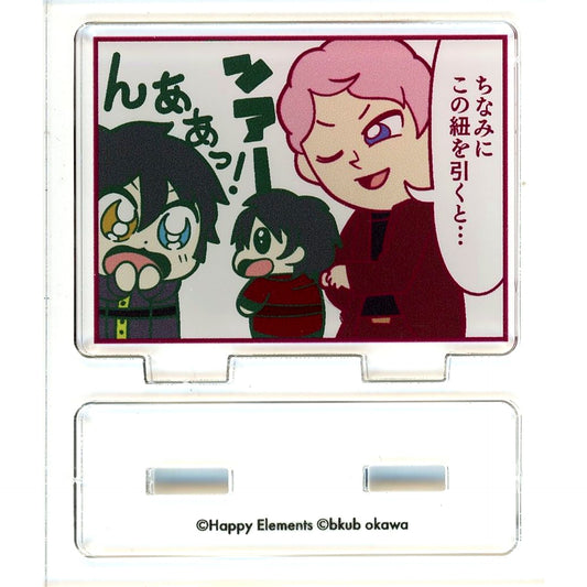 Mika Kagehira & Shu Itsuki By the way if you pull the string Ensemble Stars!! Bkub Okawa Ensemble Bukubu Stars!! Trading Acrylic Stand Part 2 Vol.2 [USED]