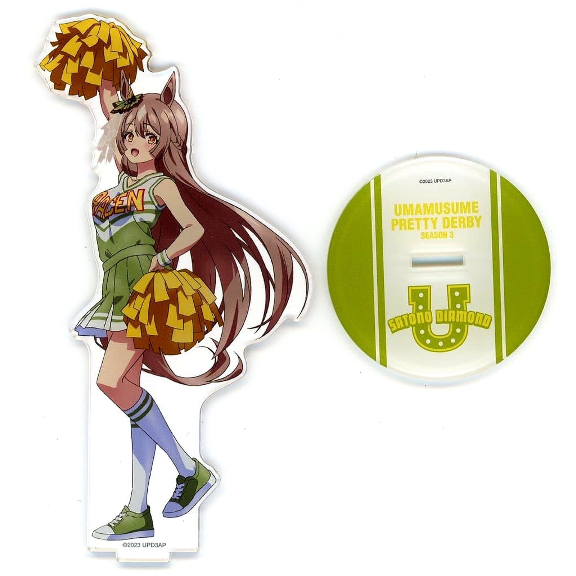 Satono Diamond Umamusume: Pretty Derby Season 3 Newly Drawn Cheerleader Ver Acrylic Stand [USED]