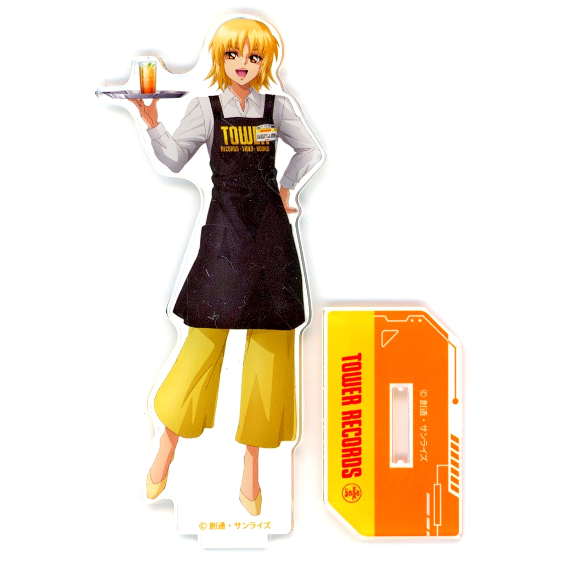 Cagalli Yula Athha Mobile Suit Gundam SEED FREEDOM Trading Acrylic Stand TOWER RECORDS CAFE [USED]