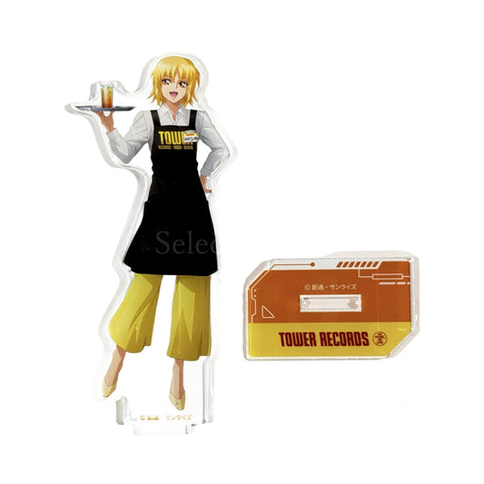 Cagalli Yula Athha Mobile Suit Gundam SEED FREEDOM Trading Acrylic Stand TOWER RECORDS CAFE [USED]