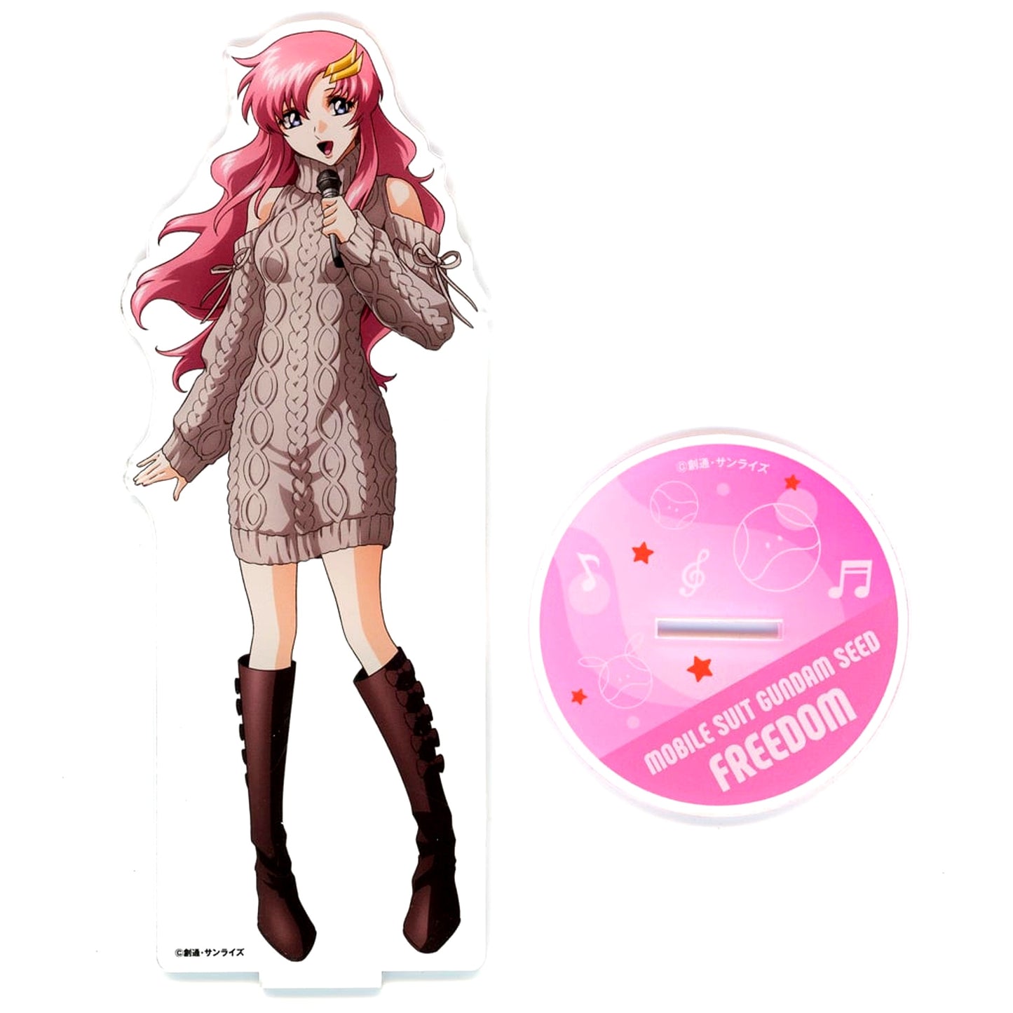 Lacus Clyne Mobile Suit Gundam SEED FREEDOM Acrylic Figure Stand x ROUND1 10 Stores Limited [USED]