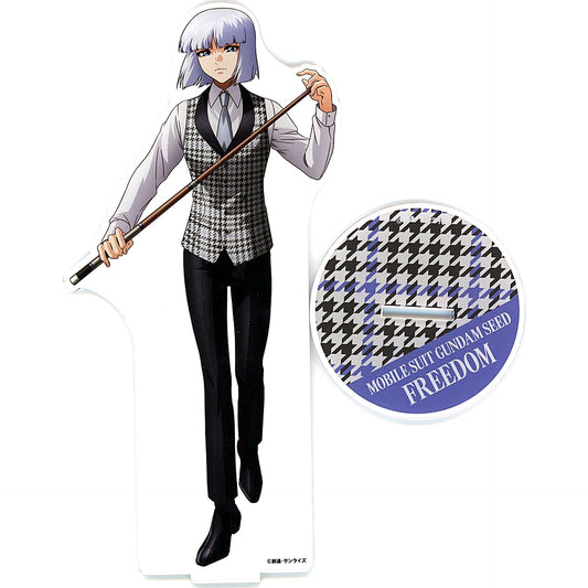 Yzak Joule Mobile Suit Gundam SEED FREEDOM Acrylic Figure Stand ROUND1 10 Stores Limited [USED]