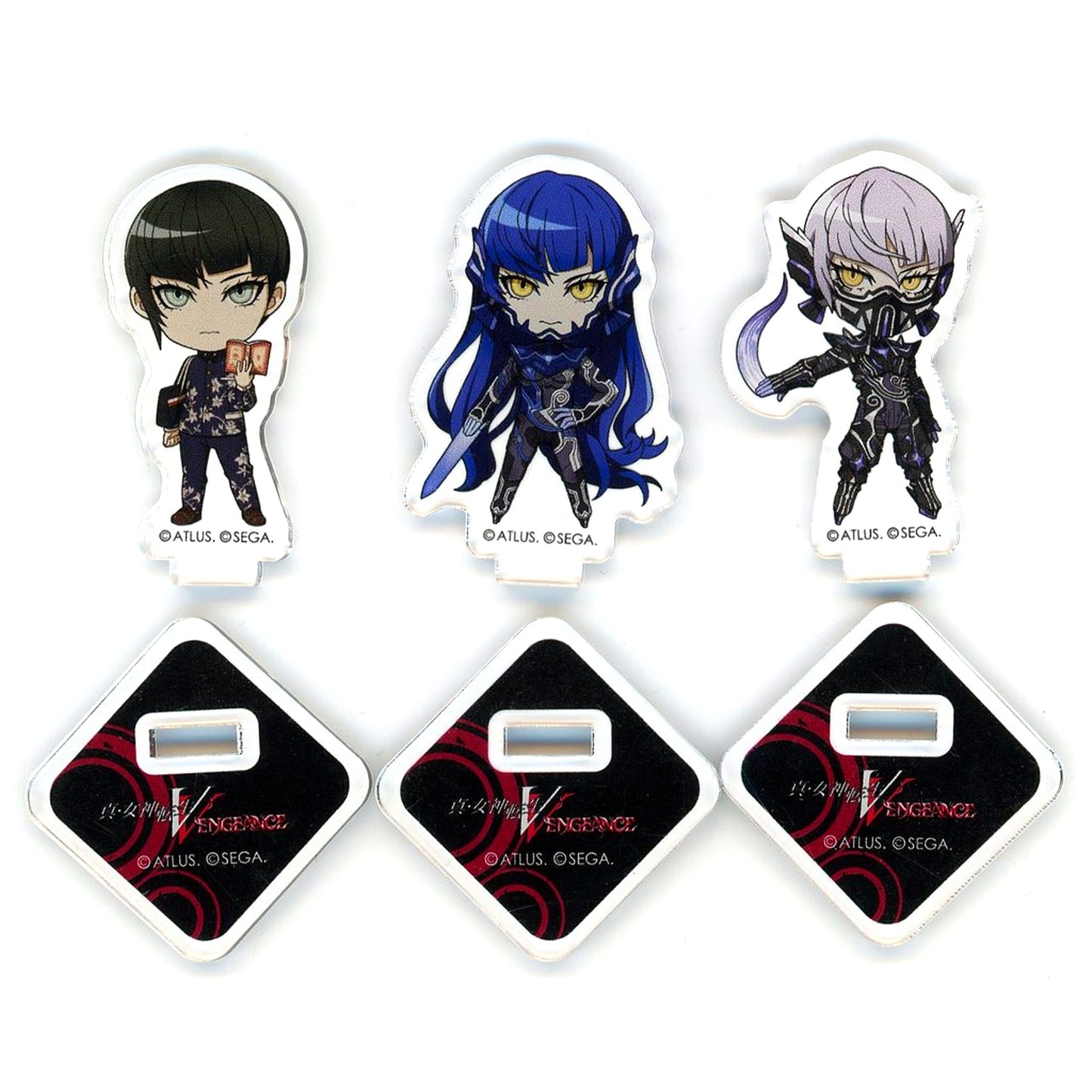 Set of 3 Shin Megami Tensei V Vengeance Acrylic Stand Tokyo Game Show 2024 [USED]