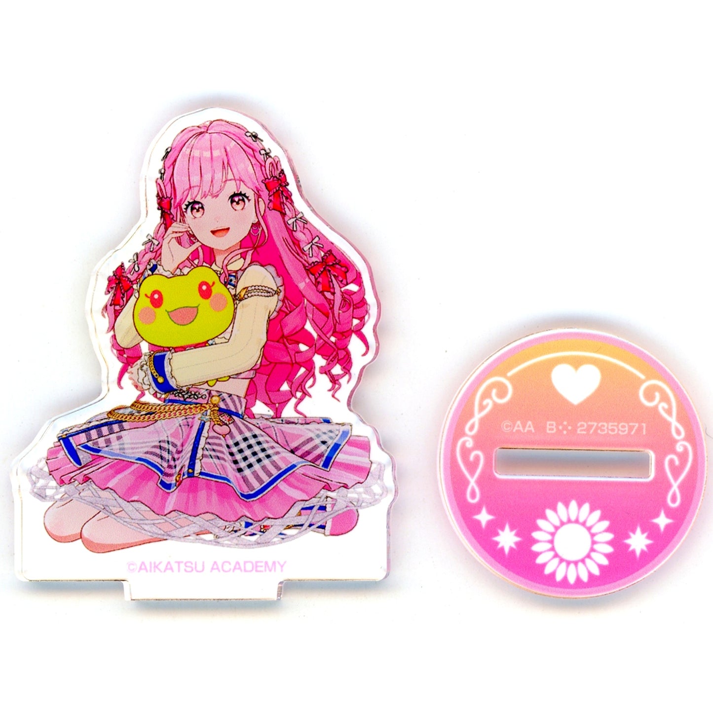 Mieru Himeno and Marukerotto-san Assort Acrylic Stand Aikatsu Academy! [USED]