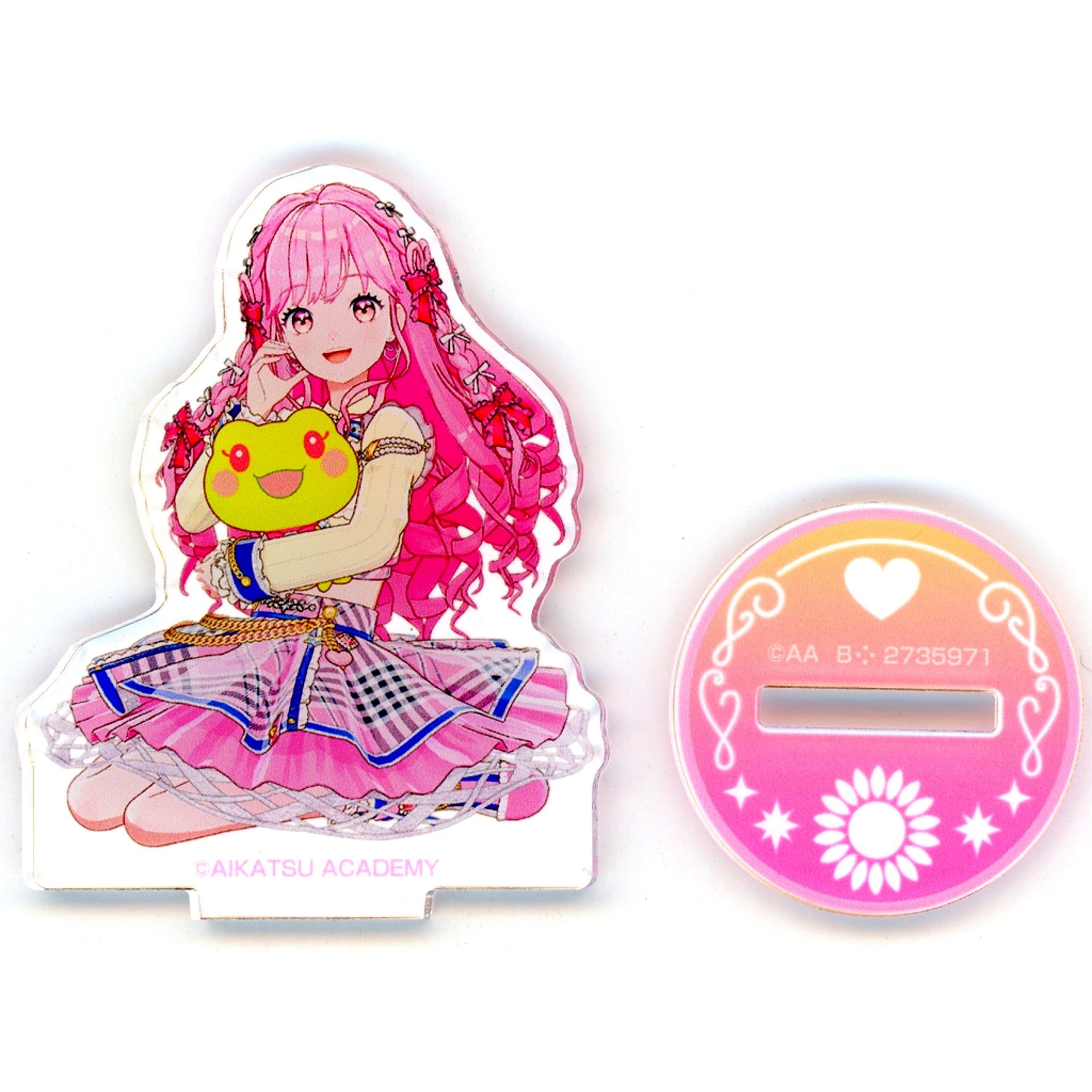 Mieru Himeno and Marukerotto-san Assort Acrylic Stand Aikatsu Academy! [USED]
