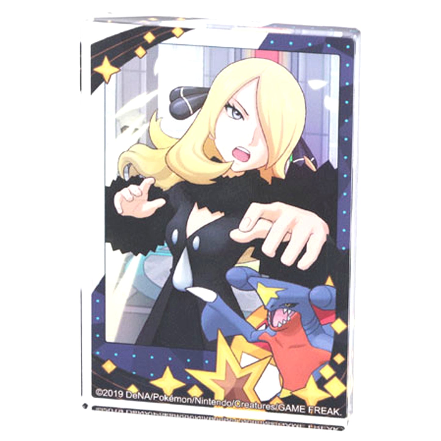 Cynthia Memorial Photo Mini Acrylic Block Pokemon Masters EX [USED]