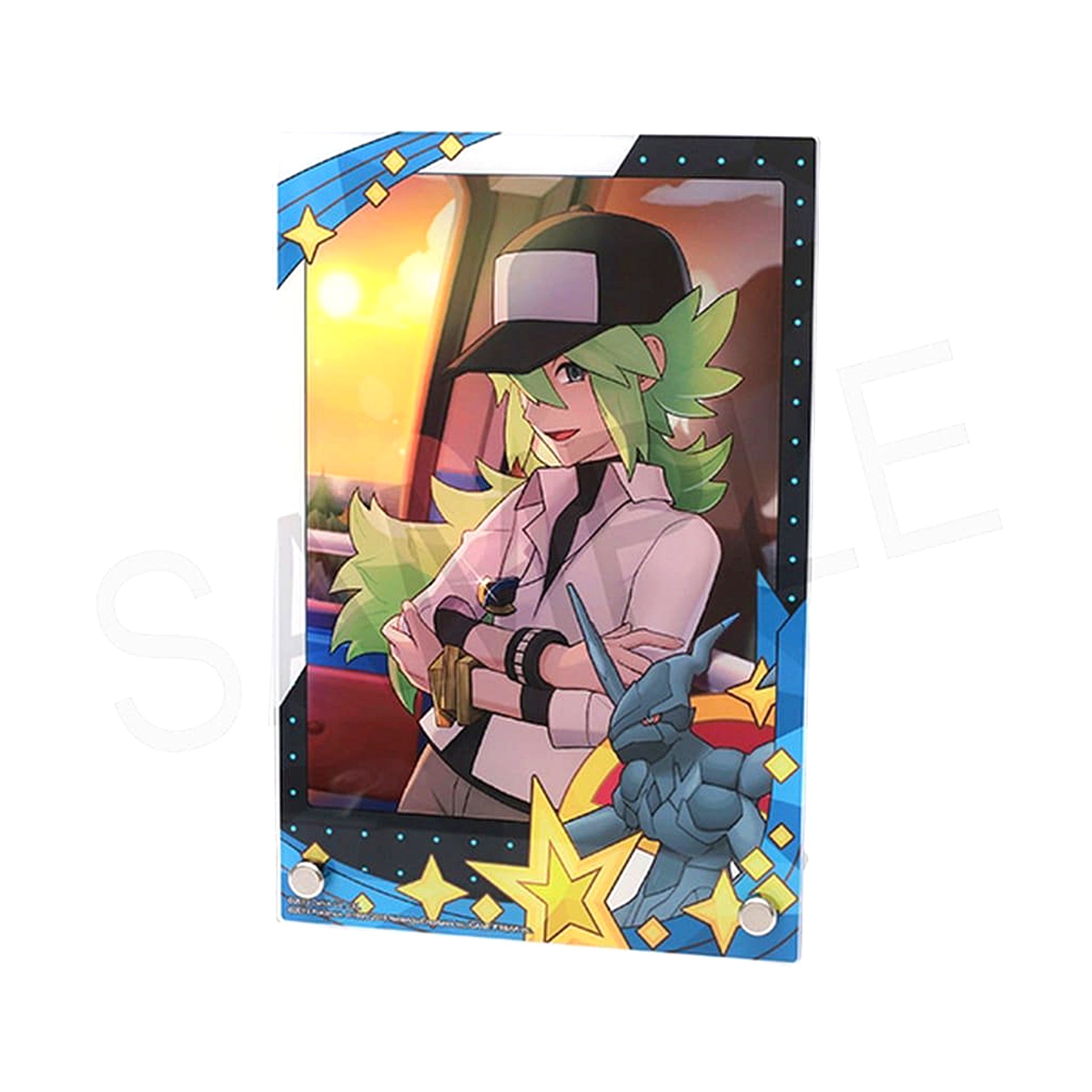 N Pokemon Masters EX Memorial Photo Acrylic Art Panel [USED]