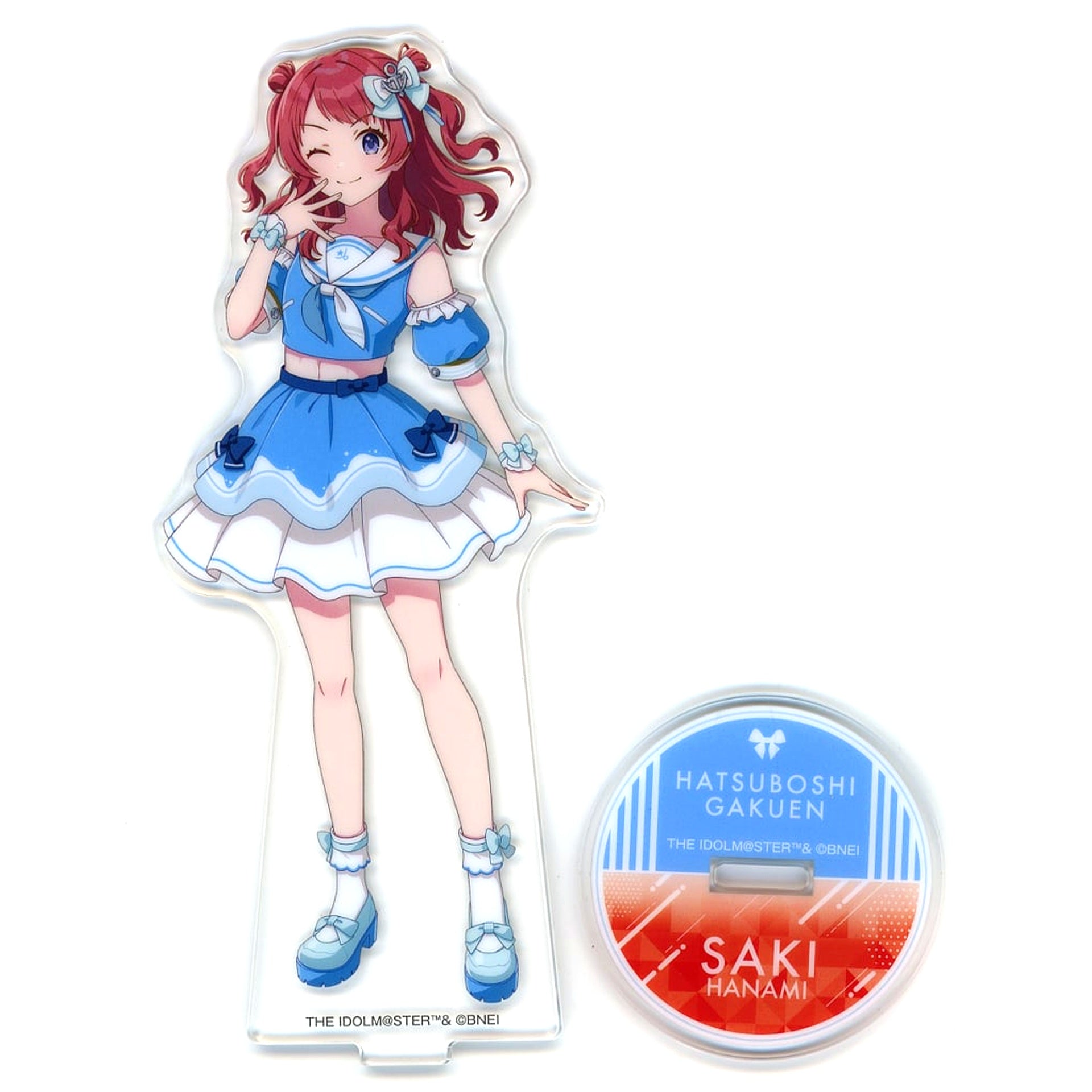 Saki Hanami Gakuen Idolmaster Acrylic Stand Lawson [USED]