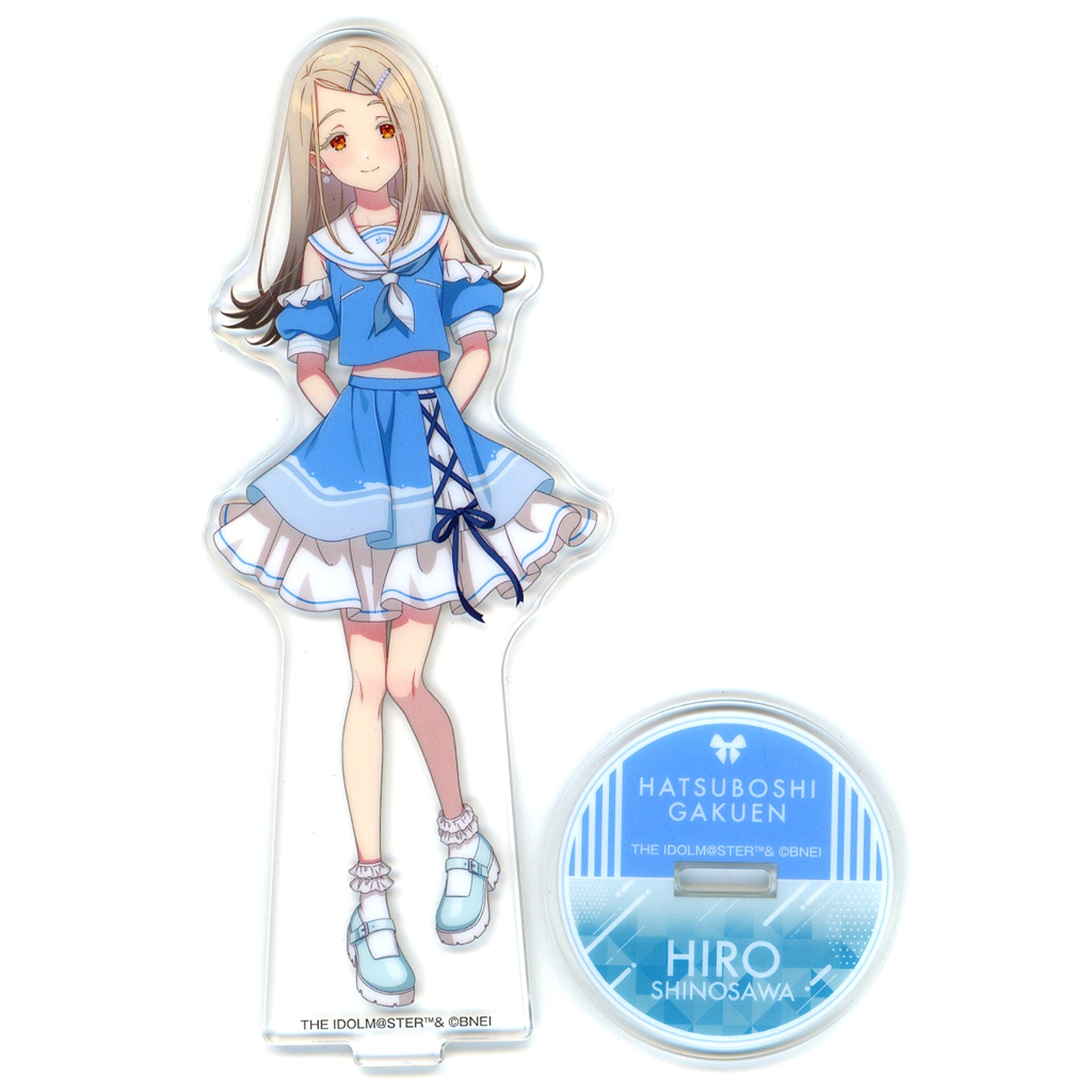 Hiro Shinosawa Acrylic Stand Gakuen Idolmaster x Lawson [USED]
