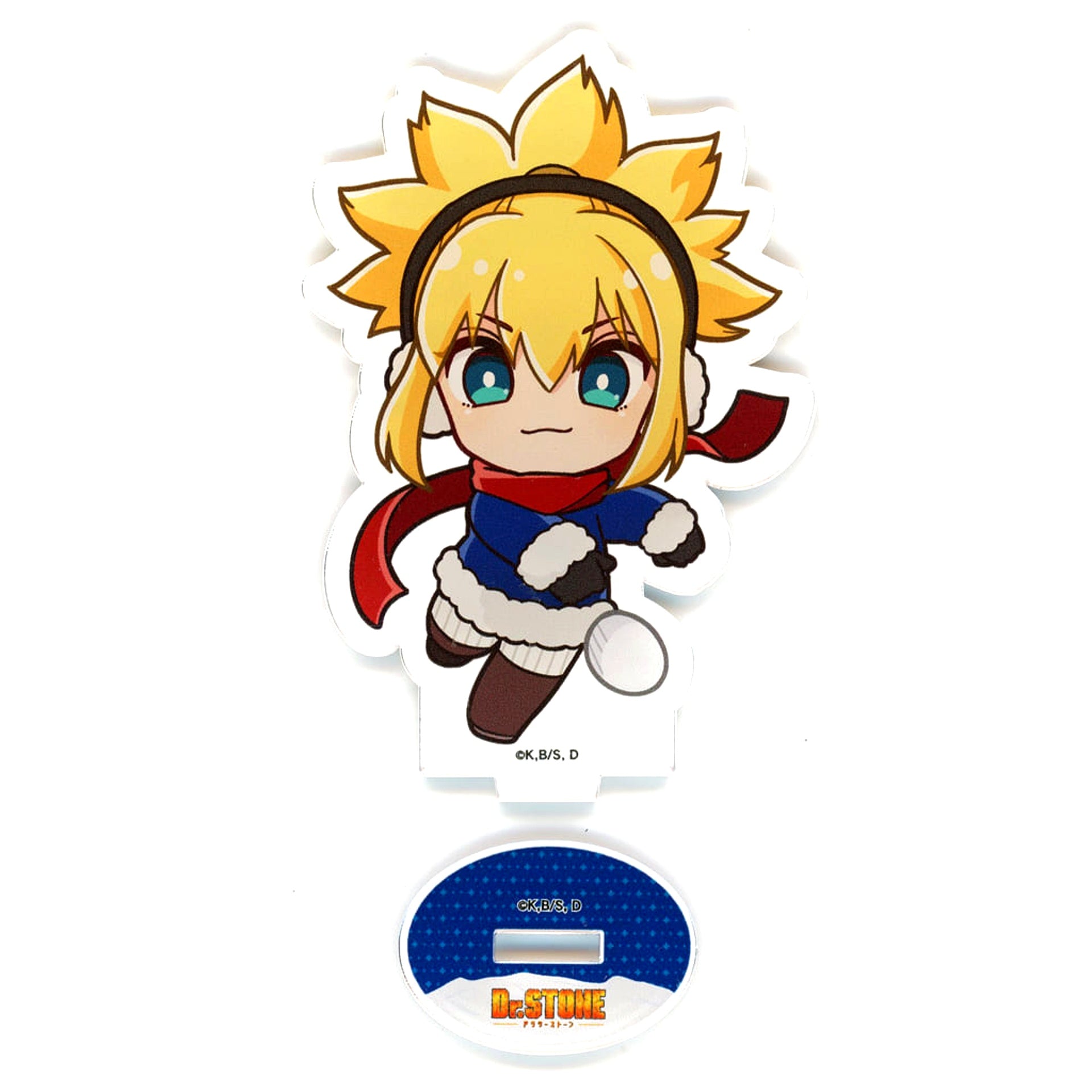 Kohaku Dr. STONE Princess Cafe Pop Up Shop Mini Character Acrylic Stand [USED]