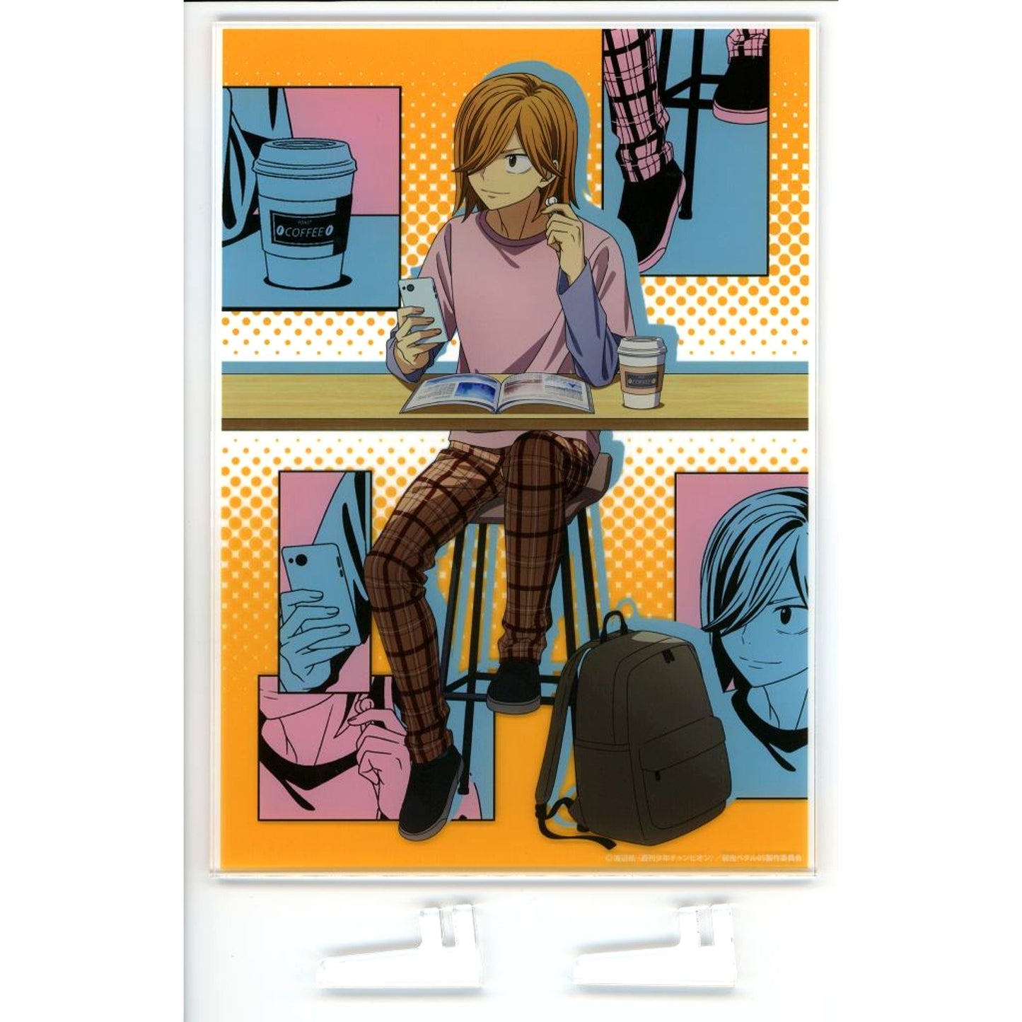 Hajime Aoyagi Acrylic Panel New Retro Pop Cafe Yowamushi Pedal LIMIT BREAK [USED]