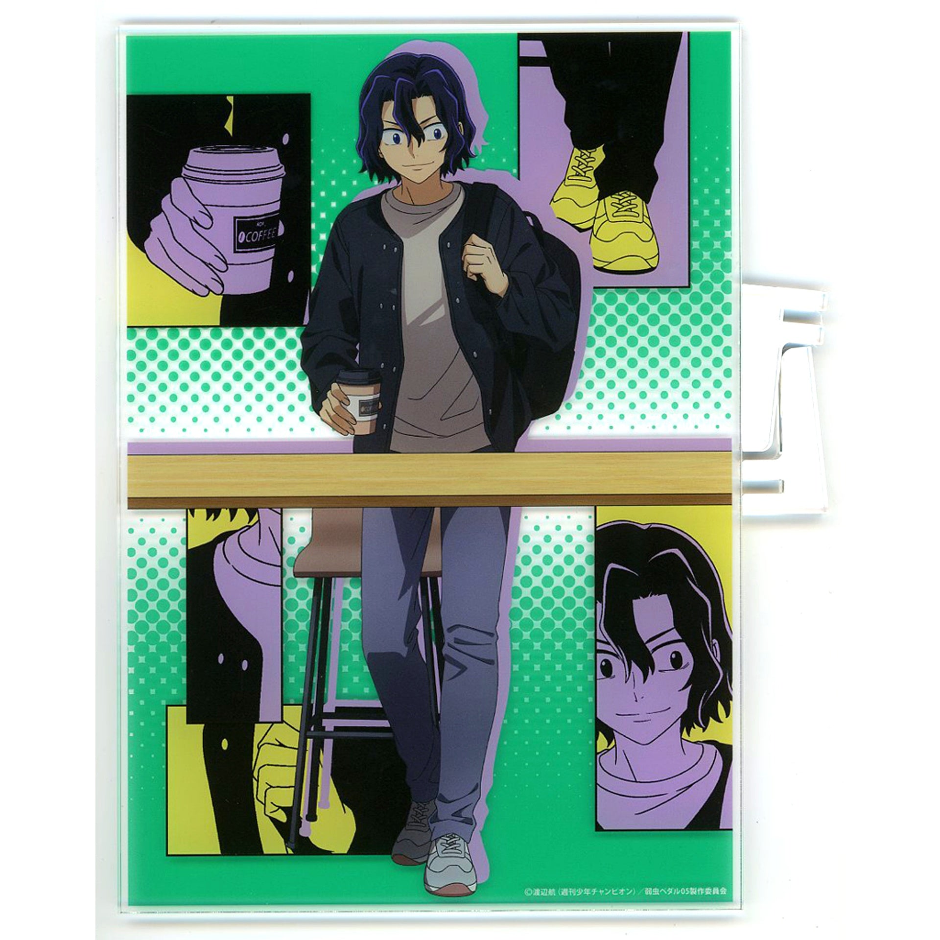 Junta Teshima Acrylic Panel New Retro Pop Cafe Yowamushi Pedal LIMIT BREAK [USED]