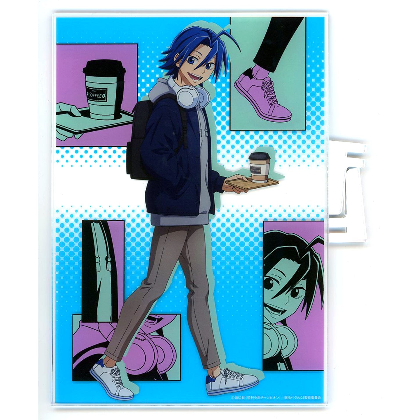 Sangaku Manami Acrylic Panel New Retro Pop Cafe Yowamushi Pedal LIMIT BREAK [USED]