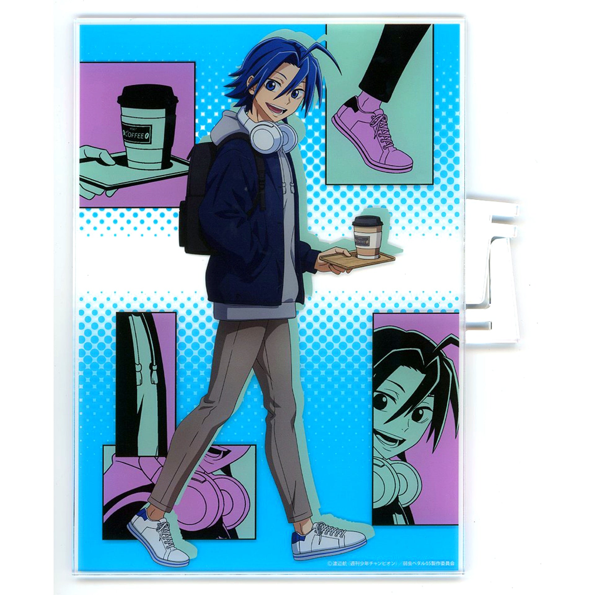 Sangaku Manami Acrylic Panel New Retro Pop Cafe Yowamushi Pedal LIMIT BREAK [USED]