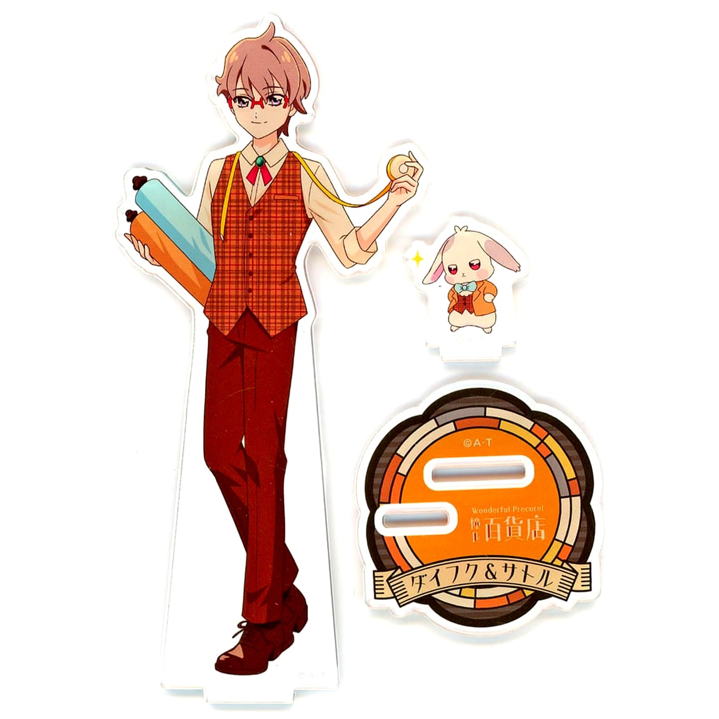 Daifuku Usayama and Satoru Usayama Wonderful Precure Akogare Department Store Acrylic Stand Pretty Store Limited [USED]