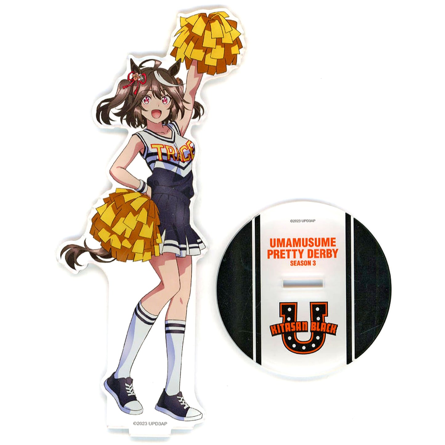 Kitasan Black Umamusume: Pretty Derby Season 3 Acrylic Stand Newly Drawn Cheerleader Ver [USED]