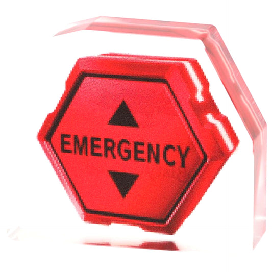 EMERGENCY Red Mini Mini Acrylic Block Evangelion [USED]