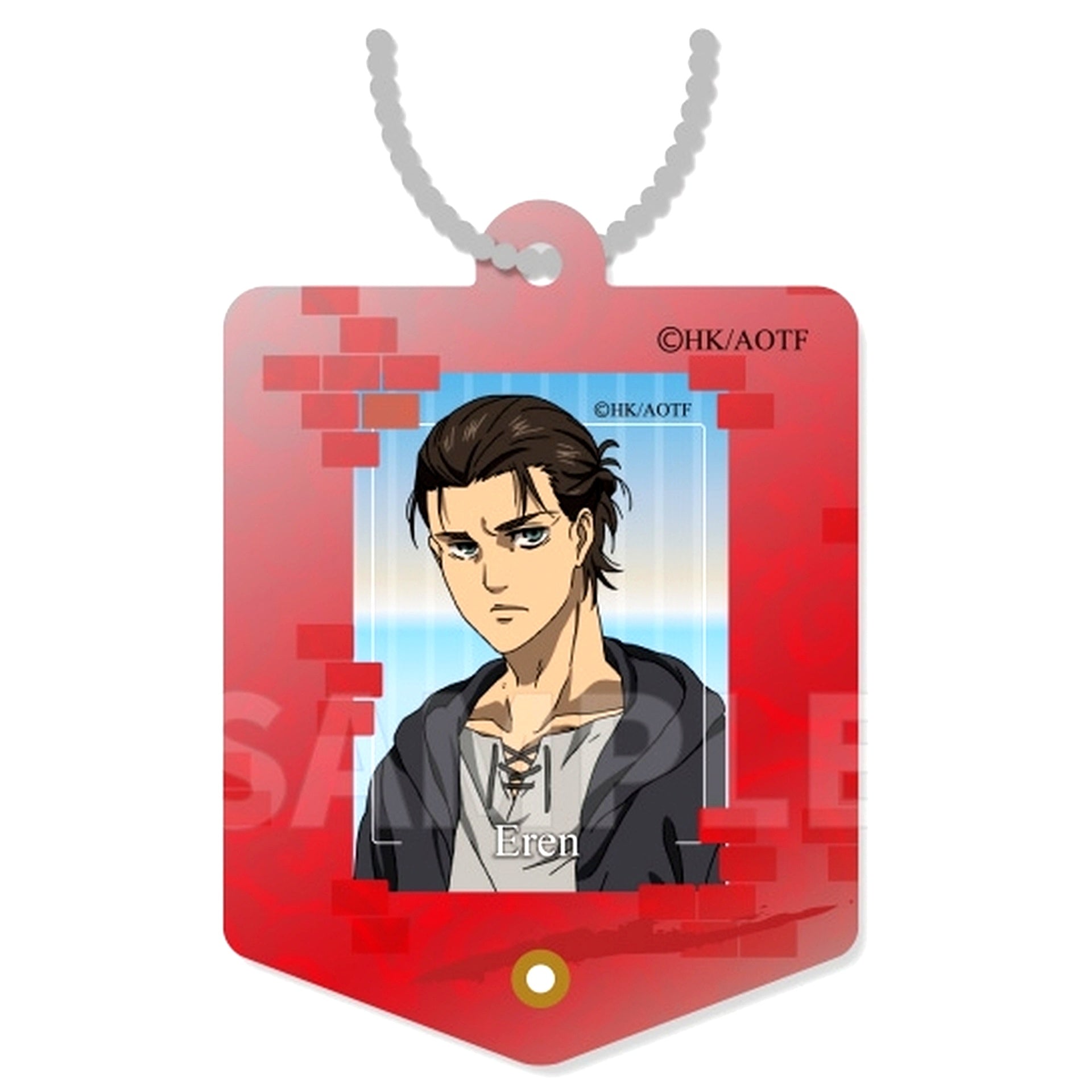 Eren Yeager Attack on Titan Mini Photo Frame Acrylic Keychain [USED]