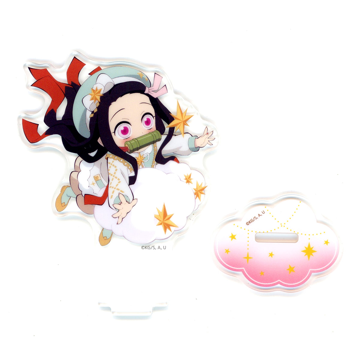 Nezuko Kamado Demon Slayer: Kimetsu no Yaiba x ufotable Cafe Machi Asobi CAFE x ufotable DINING Christmas Event 2024 Random Acrylic Stand A [USED]