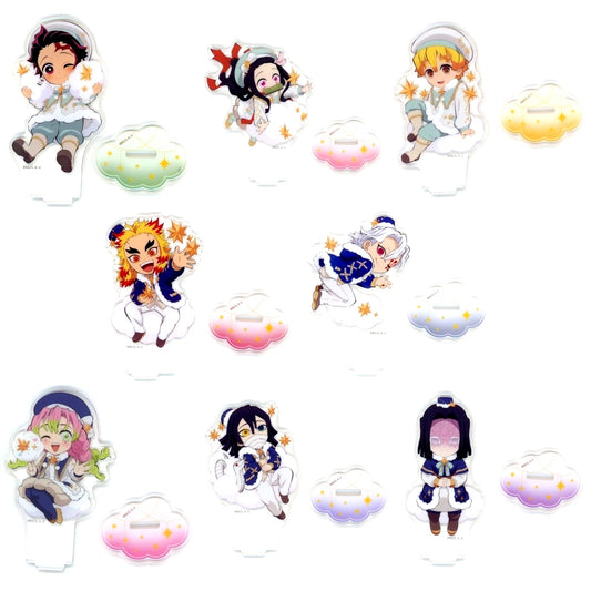 Set of 8 Demon Slayer x ufotable Cafe / Machi Asobi CAFE x ufotable DINING Christmas Event 2024 Random Acrylic Stand A [USED]