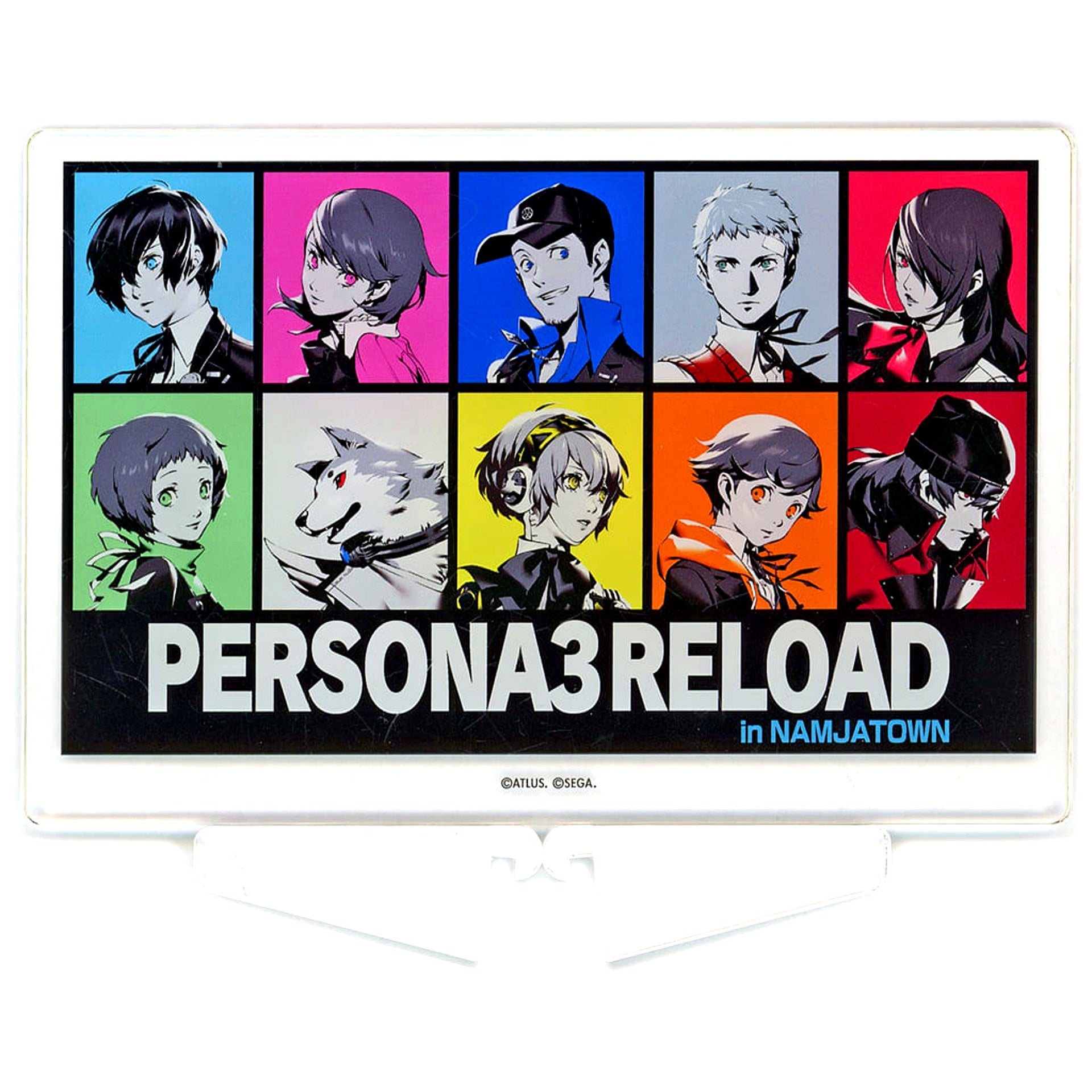 Persona 3 Reload Panel Layout Group Acrylic Board Persona 3 Reload in Namjatown Minigame Now All-Out Attack Chance Prize A [USED]