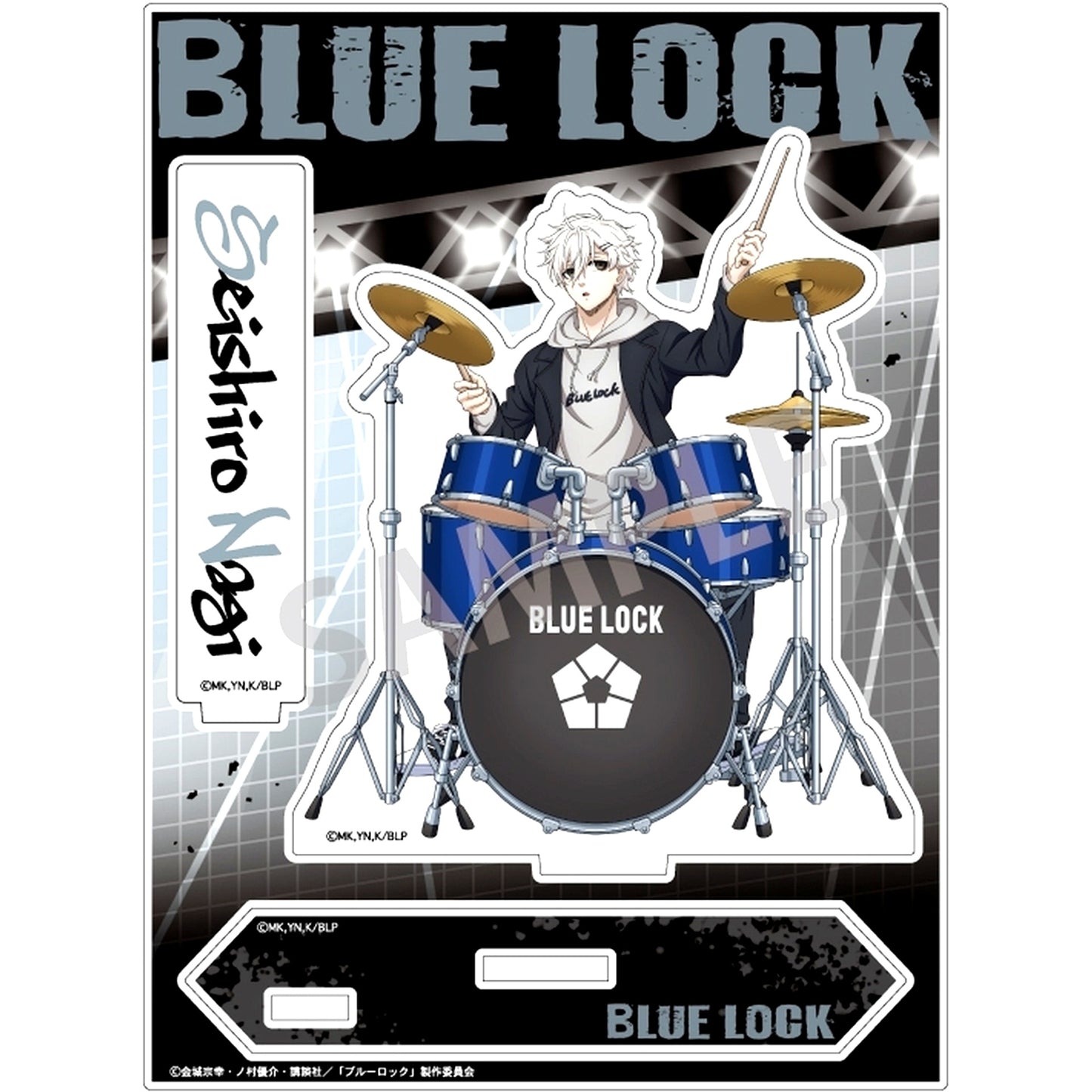 Seishiro Nagi Rock Band Blue Lock Acrylic Stand Ver.2 [USED]