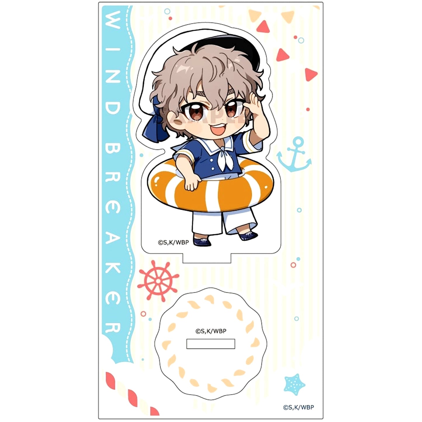 Choji Tomiyama Marine Look Acrylic Stand WIND BREAKER [USED]