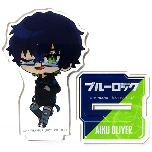 Oliver Aiku Blue Lock Acrylic Stand Animate Point Exchange Prize [USED]