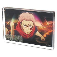 Jujutsu Kaisen Yuji Itadori Acrylic Block (Normal) Jujutsu Kaisen x Daiso / Seria / Can Do Acrylic Stands [USED]