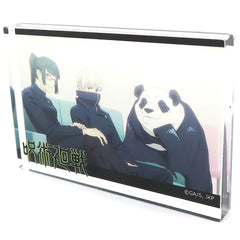 Jujutsu Kaisen x DAISO / Seria / Can Do Maki Zenin & Toge Inumaki & Panda Normal Acrylic Block Acrylic Stands [USED]
