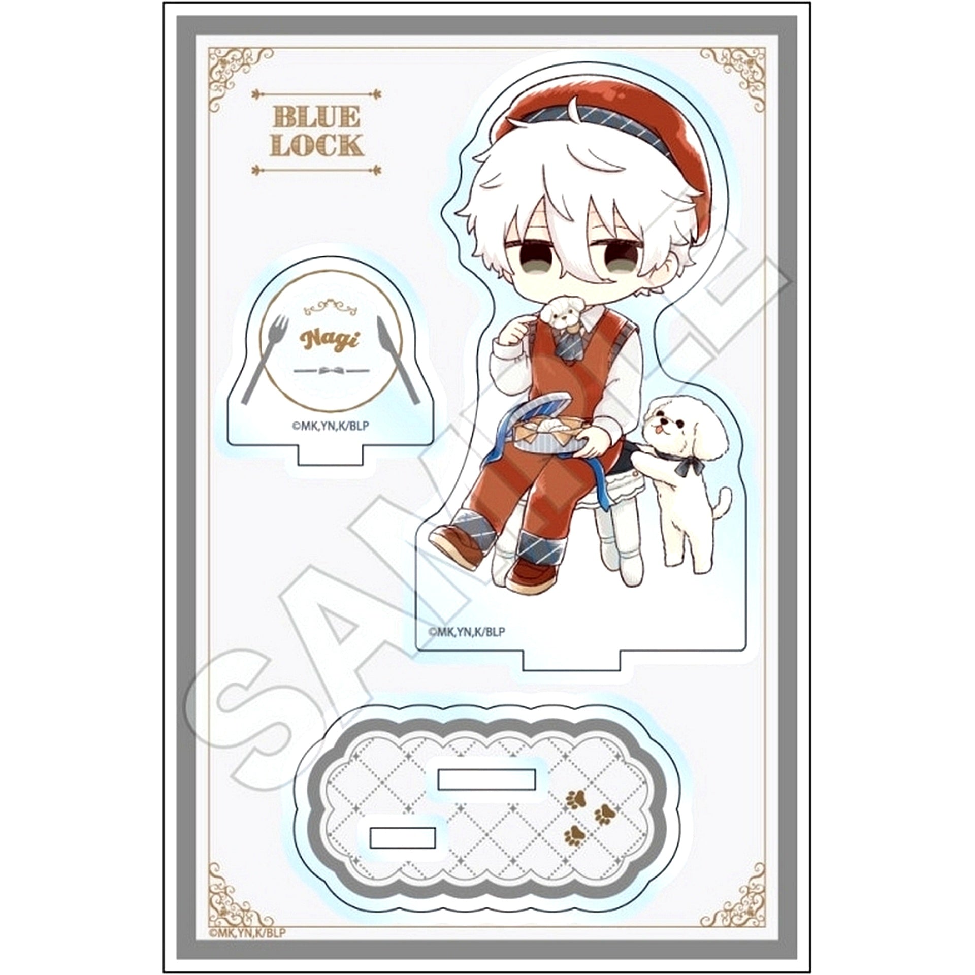 Seishiro Nagi Blue Lock Sketchu Classical Sweets Acrylic Stand Jr. [USED]