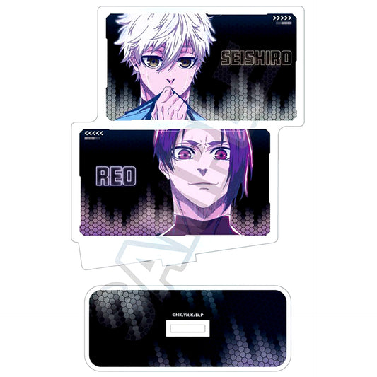 Seishiro Nagi & Reo Mikage Neon Light Acrylic Stand Blue Lock [USED]